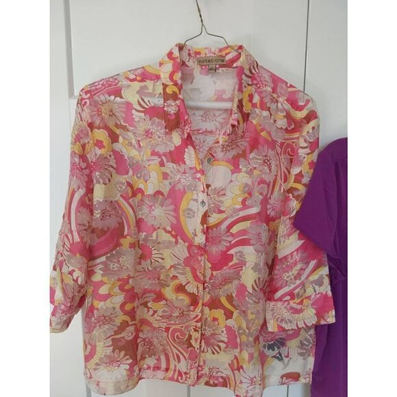 Two top bundle Dana Buchman and Notations Sz XL - Picture 2 of 8